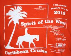 The 2013 Spirit of the West T-shirt for Hawaii!