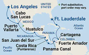 15 day Panama Canal Cruise